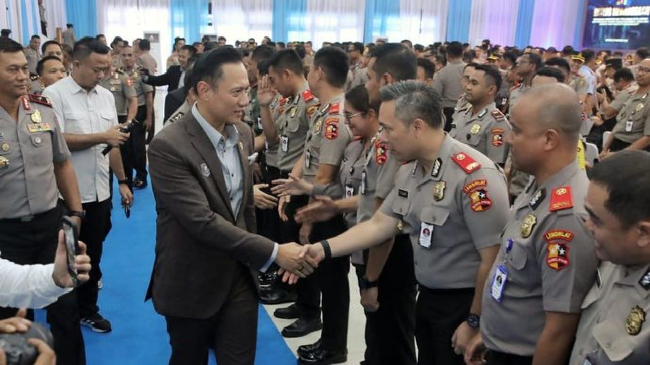 Menko AHY: Polri Mitra Strategis Kawal Pembangunan Nasional