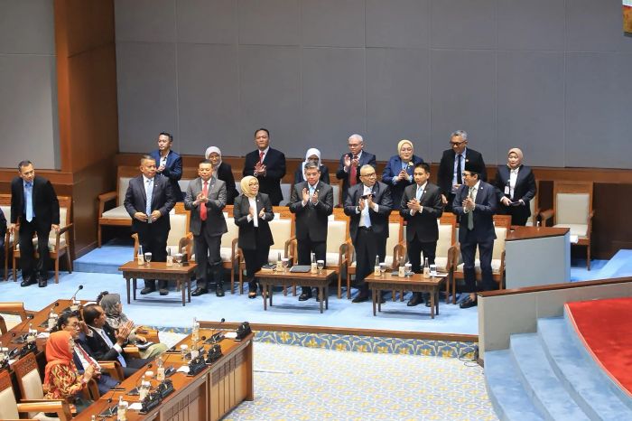 : Menteri Pemberdayaan Perempuan dan Perlindungan Anak (PPPA), Arifah Fauzi di Gedung DPR RI. (Foto: KemenPPPA)