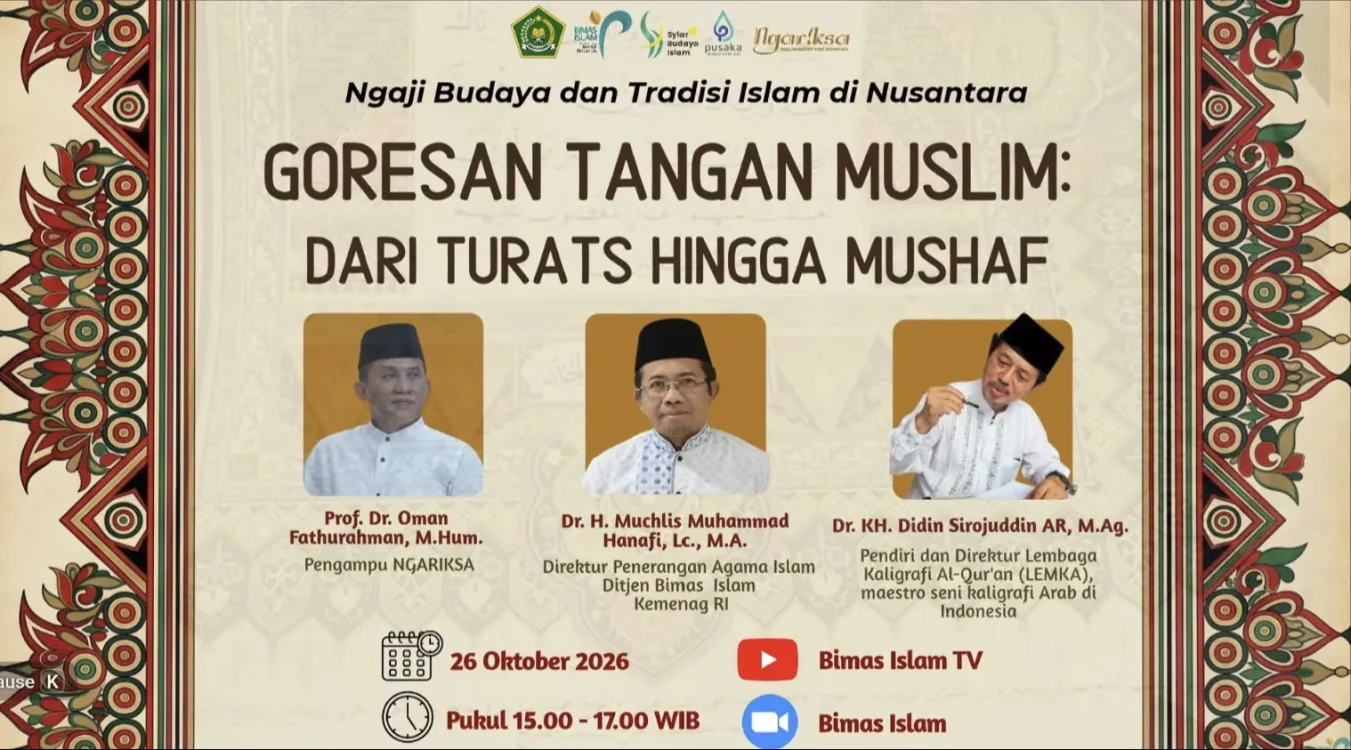 Merawat Ingatan Nusantara: ‘Ngaji Budaya’ Bedah Kekayaan Manuskrip dan Seni Tulis Islam