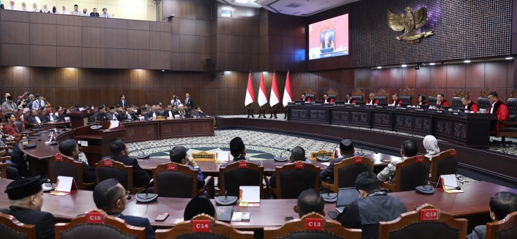 : Mahkamah Konstitusi (MK) menyatakan tidak menemukan bukti yang meyakinkan bahwa Gibran Rakabuming Raka memiliki ijazah pendidikan di luar negeri. (Foto: Dok MK)