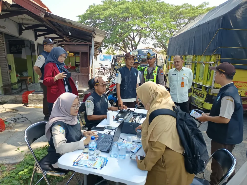 Operasi Gabungan di Ponorogo, Satlantas Ponorogo dan UPT PPD Jawa Timur Tertibkan Kendaraan Penunggak Pajak