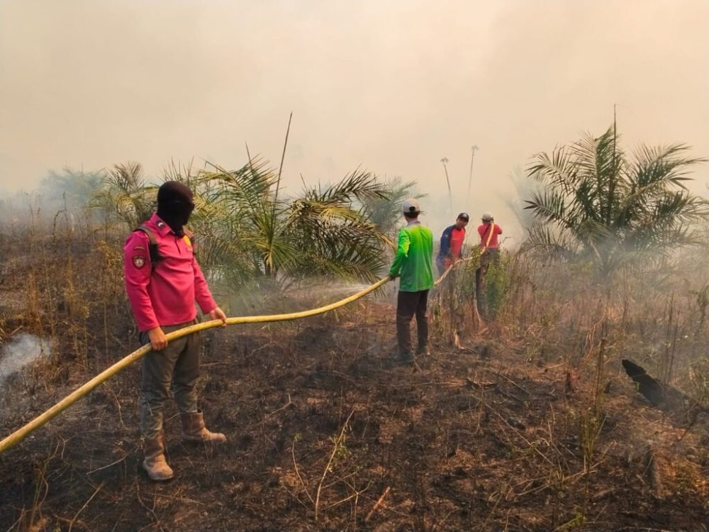 Pasca Karhutla di Desa Muser, Kapolres Paser Imbau Warga Tak Bakar Lahan