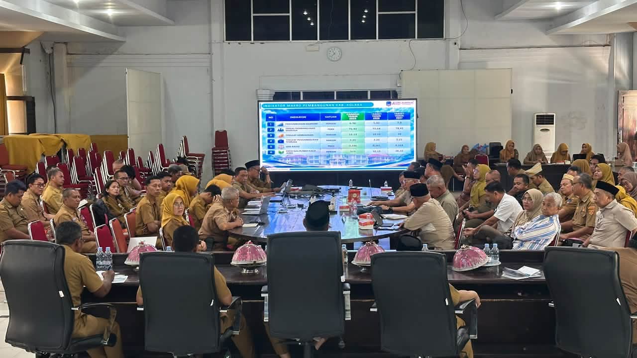 : Bupati Kolaka rapat penyusunan RKA-SKPD TA 2027. (foto; MC Kolaka)