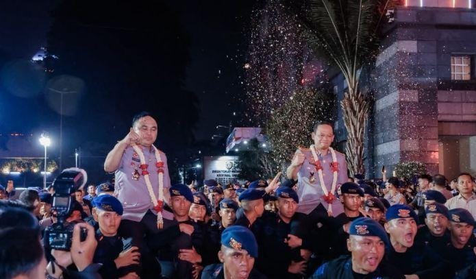 Penuh Khidmat, Polda Metro Jaya Gelar Pisah Sambut Kapolda dan Wakapolda