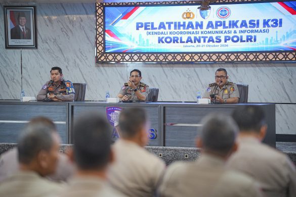 Perkuat Pengawasan dan Pelaporan Patroli PJR, Korlantas Polri Gelar Pelatihan Aplikasi K3I