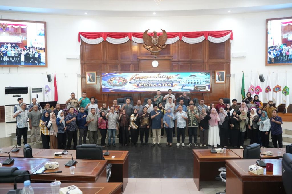 Perkuat Tata Kelola Hukum, DPRD Provinsi Gorontalo Luncurkan JDIH PERSADA