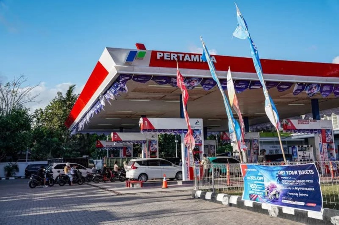 : Pertamina Patra Niaga menyiagakan sejumlah SPBU di jalur menuju Pertamina Mandalika International Circuit, Lombok Tengah, Nusa Tenggara Barat (NTB). (ANTARA/HO-Pertamina)
