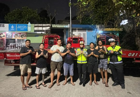 Polantas KARIB Edukasi Sopir Truk, Ka Induk PJR BSD Tegaskan Pentingnya Keselamatan Berlalu Lintas