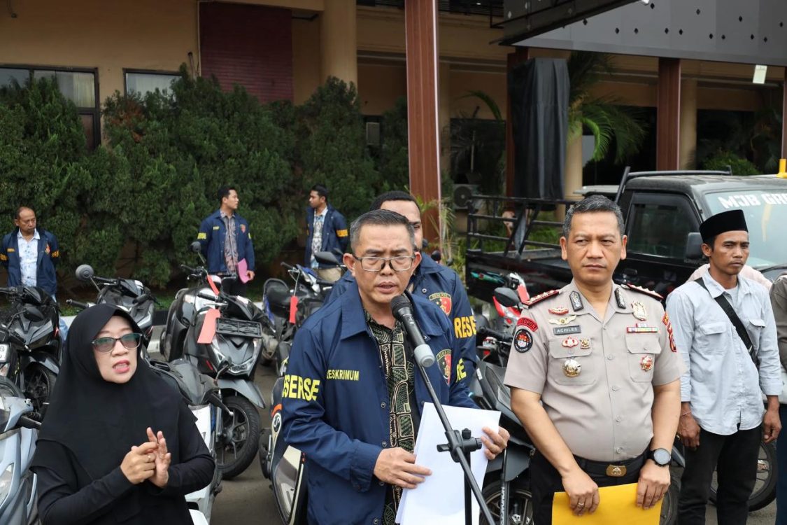 Polda Banten Tangkap 7 Tersangka Curanmor, 27 Kendaraan Siap Dikembalikan