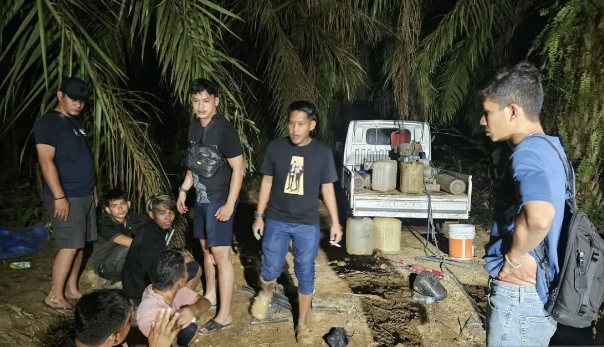 Polda Jambi Telusuri Aktor di Balik Tambang Emas Ilegal Bungo, Amankan Empat Tersangka dan Dua Ekskavator