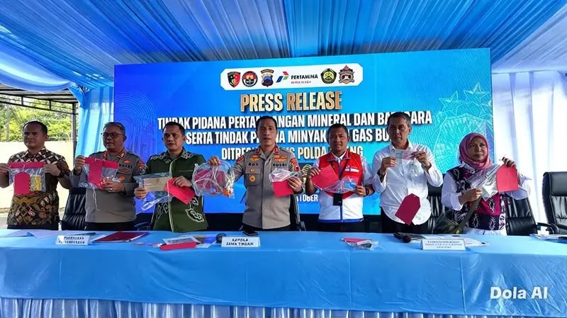 Polda Jateng Bongkar Tiga Kasus Energi Ilegal, 6 Tersangka Diamankan