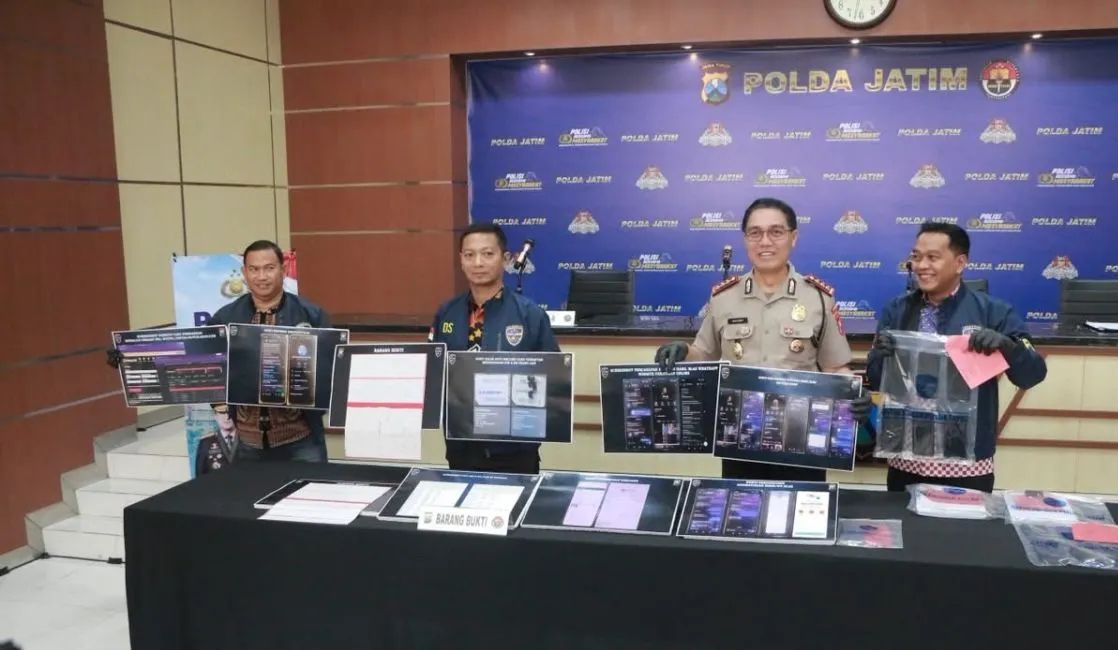 Polda Jatim Bongkar Sindikat Penyalahgunaan Data Pribadi untuk Judi Online