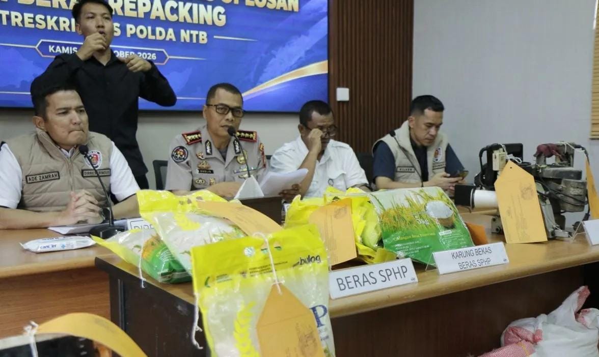 Polda NTB Bongkar Modus Oplos Beras Subsidi, Dua Pengusaha Penggilingan Padi Terungkap