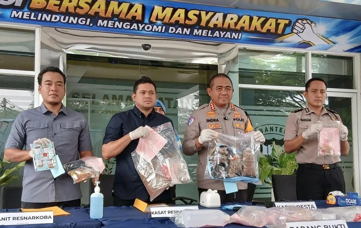 Polresta Tangerang Bongkar 3 Pabrik Tembakau Sintetis, 6 Tersangka Ditangkap
