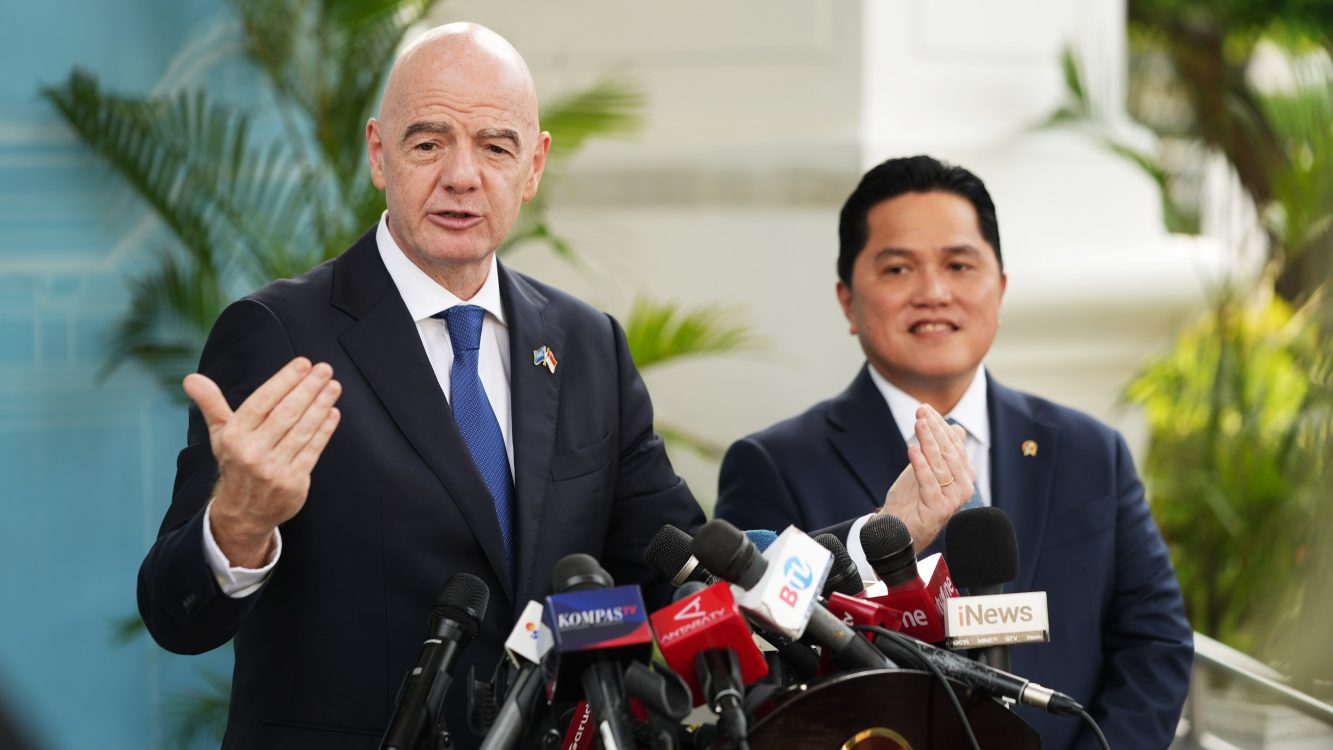 : Presiden FIFA Gianni Infantino memuji Indonesia sebagai tuan rumah yang hebat setelah sukses menyelenggarakan FIFA ASEAN Cup 2026, edisi perdana turnamen sepak bola Asia Tenggara yang masuk dalam kalender resmi FIFA./Foto Humas Kemenpora