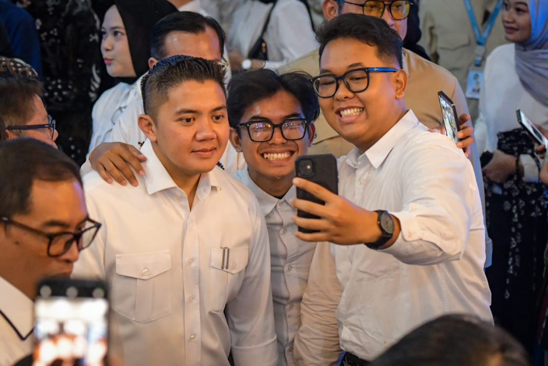 : Sekretaris Kabinet (Seskab), Teddy Indra Wijaya, menghadiri dan membuka langsung kickoff pelaksanaan program Program Magang Nasional Tahun 2026 ini di Kementerian Ketenagakerjaan, Jakarta, Selasa (11/8/2026). (Setkab)