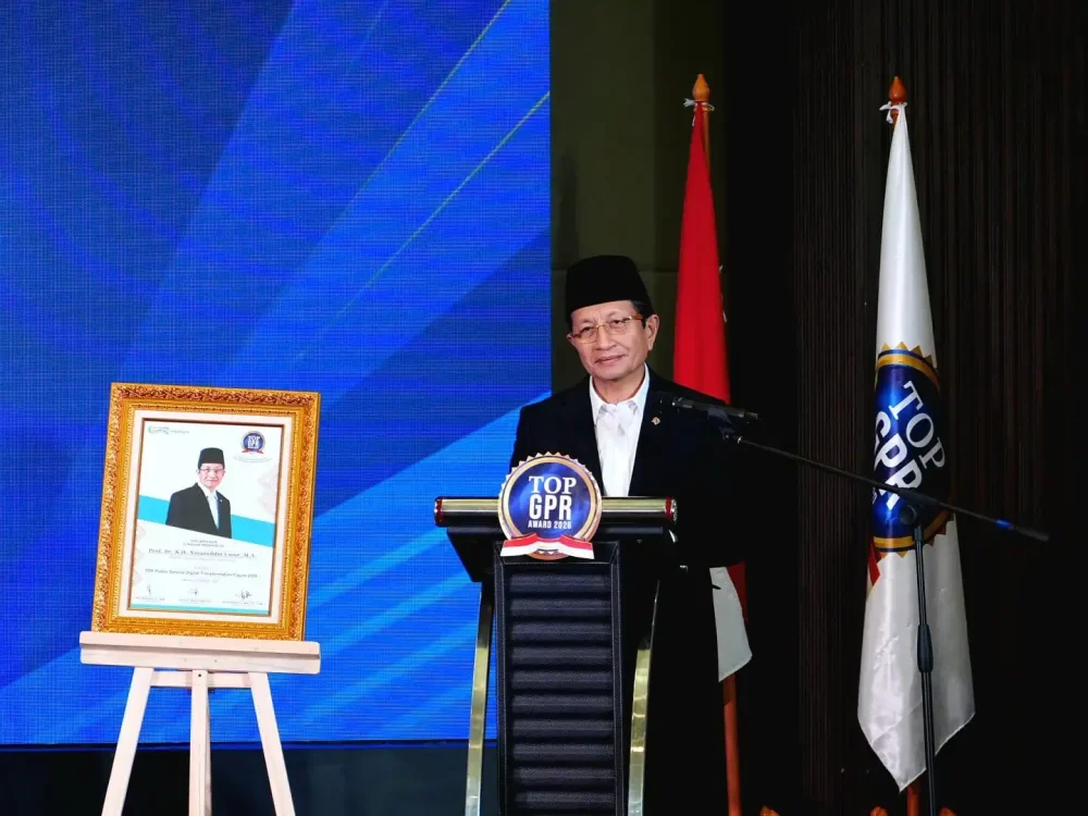 Raih Top GPR Figure Award 2026, Menag Apresiasi Kerja Kehumasan ASN Kemenag