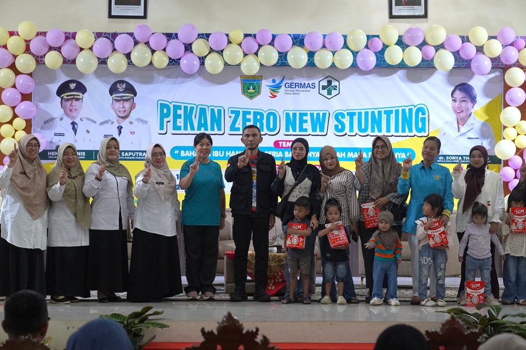 : Buka Pekan Zero New Stunting, Wawako Alex Saputra Ajak Semua Pihak Cegah Kasus Baru. (foto: MC Padang Panjang)