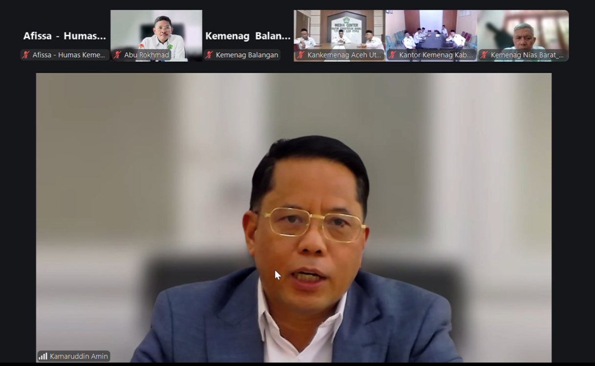 Sekjen Kemenag Ajak Jajaran Dukung Digitalisasi Perlindungan Sosial