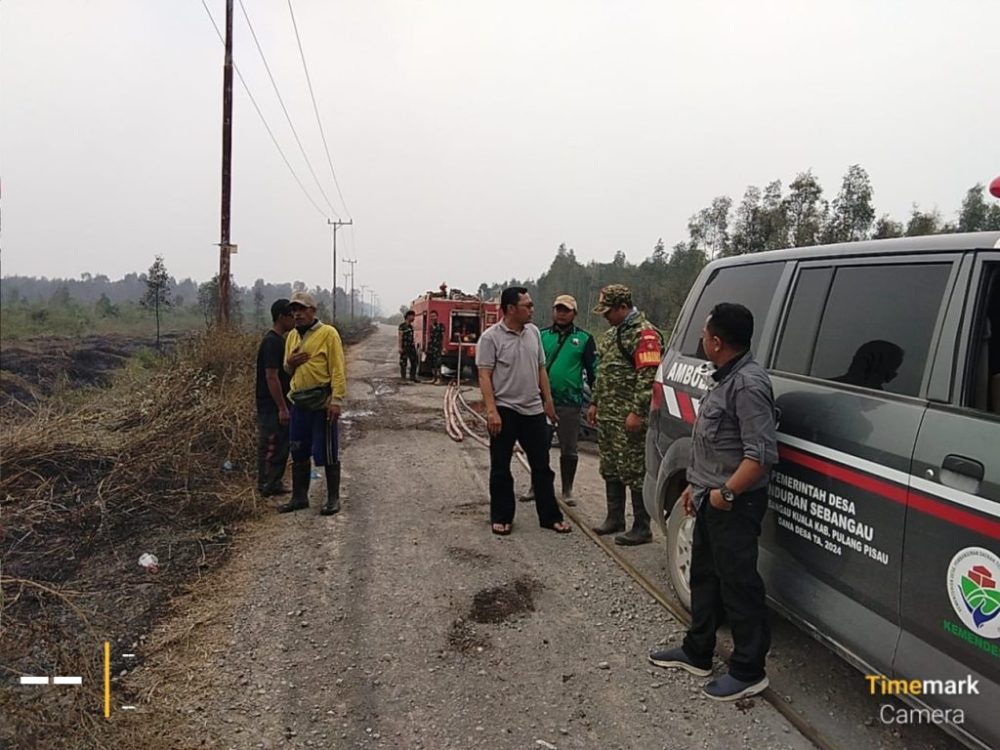 Siaga Darurat Air Bersih, Kalaksa BPBD Pulang Pisau Tinjau Proyek Sumur Bor Kodam