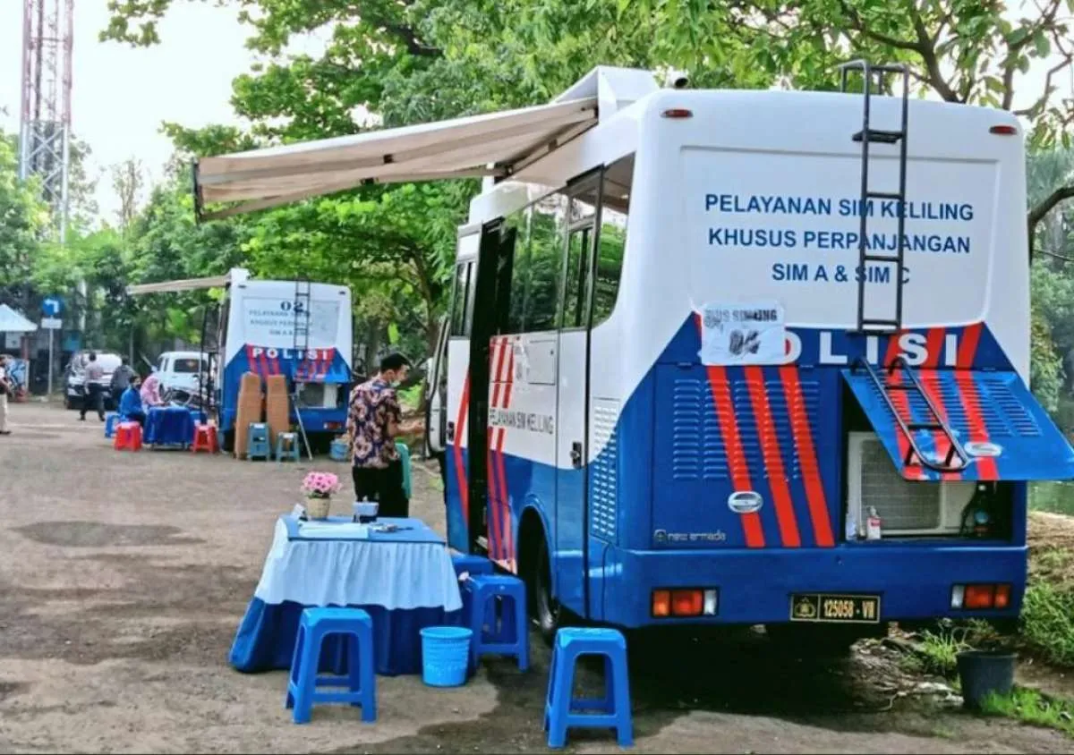 SIM Keliling Hadir di Dua Lokasi Jakarta Hari Ini, Cek Jadwalnya
