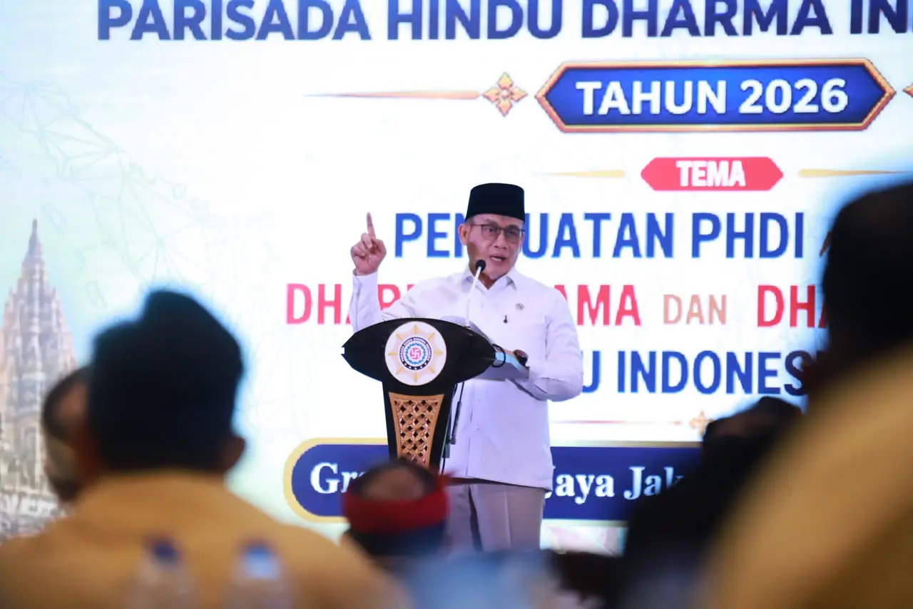 Tutup Mahasabha XIII PHDI, Wamenag Tekankan Implementasi Nilai Dharma