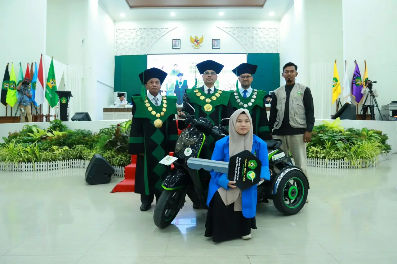 UIN Ar-Raniry Perkuat Akses Pendidikan, Beri Motor Modifikasi untuk Mahasiswa Disabilitas