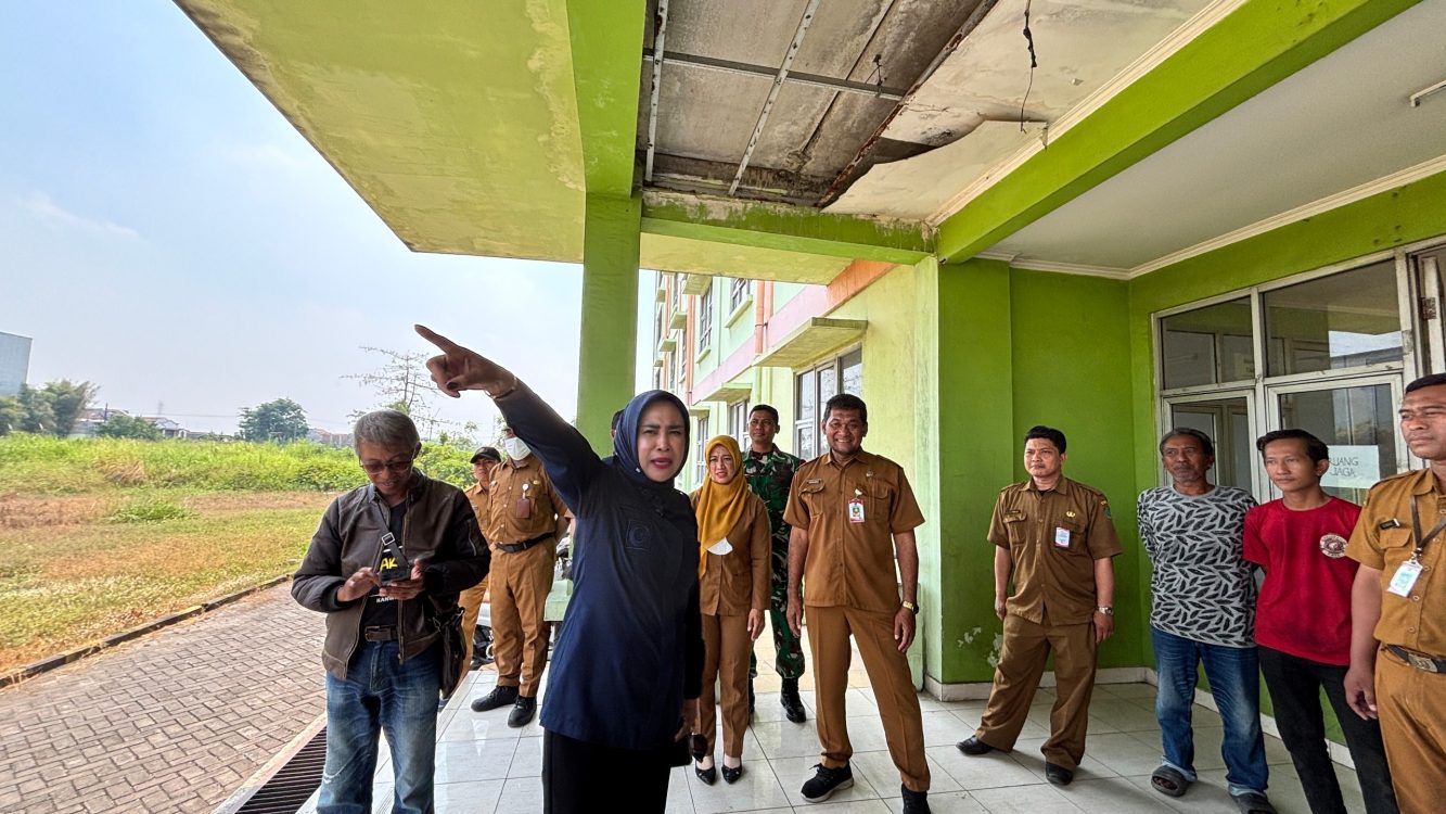 : Wakil Bupati Sidoarjo, Mimik Idayana, saat sidak Rusunawa Tambak Kemerakan, Krian, pada Selasa (6/10/2026). (Istimewa)