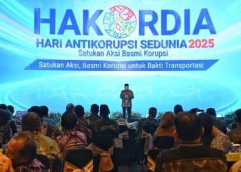 Menhub Dudy Ajak Kemenhub Jaga Integritas di Hari Antikorupsi Sedunia